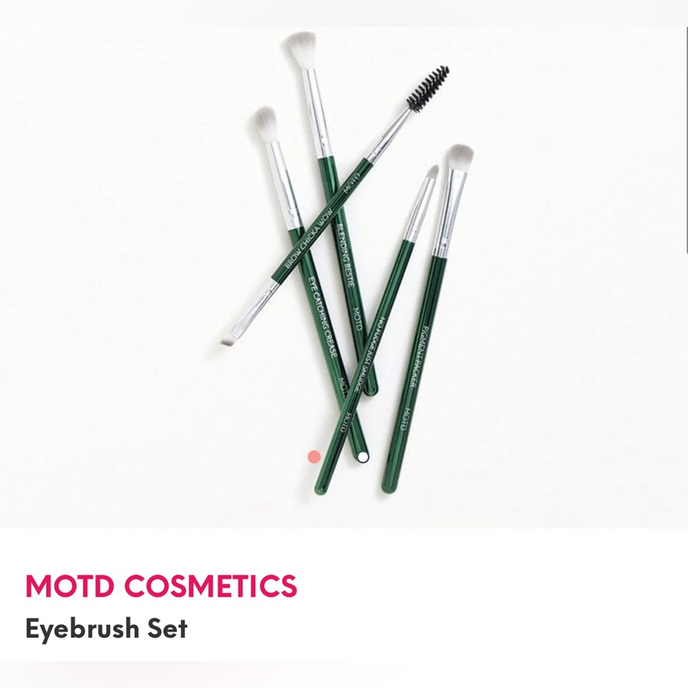 MOTD Cosmetics 5 Piece Eyebrush Set